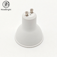 Ampoule LED GU10, spot encastré, lampe de table moderne, anti-éblouissement, blanc chaud, haute luminosité, économie d'énergie, source de lumière SMD