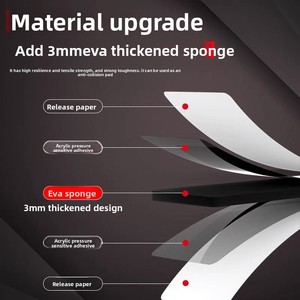 3m chết cắt không có dư rõ ràng màu đen mạnh mẽ dính gắn Dot vòng tròn Vòng cắt sẵn MS Acrylic 3m cao liên kết bọt Băng - Product Image 6