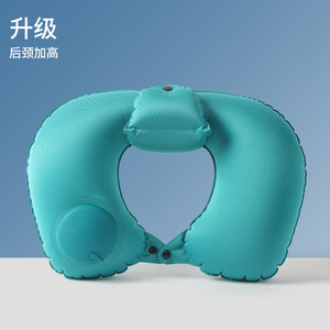 <span class=keywords><strong>Cuscino</strong></span> <span class=keywords><strong>da</strong></span> Viaggio Gonfiabile a Forma di U, Gonfiabile a Pressione, in Tessuto di Seta di Latte, Essenziale per Viaggi - Product Image 6