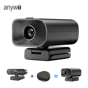 Am besten! PC HD Webcam 1080P Web Cam Eingebautes Mikrofon Plug & Play Laufwerks freier flexibler drehbarer Clip USB 2.0 Laptops Desktop Webcam