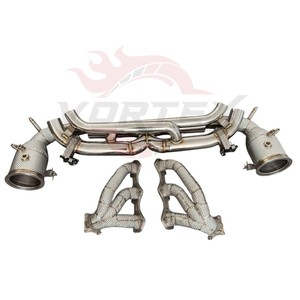 Vortex High Flow Stainless Steel Exhaust for Porsche 911 992 2020-2025 Heat Shielding Valve Control Catback <b>Kit</b> - Product Image 1