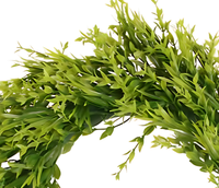 Vente en gros de guirlande suspendue de simulation de plante artificielle, herbe, fleur artificielle pour décoration de jardin intérieur et extérieur