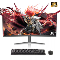 Panneau LED LCD incurvé ultra-large TN IPS VA 1k 2k 4k 15 17 19 21.5 23.8 24.5 27 32 34 38 pouces 1ms Réponse Gaming Pc Desktop