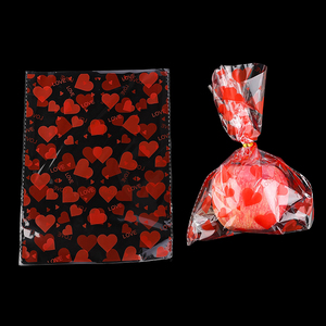 Sacs en cellophane transparents plats pour emballer des cadeaux, des pâtisseries, des biscuits, des desserts, des faveurs, avec attaches torsadées - Product Image 4