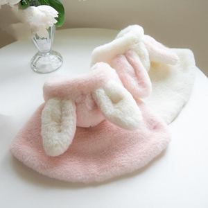 Autumn and Winter Plush Rabbit-shaped Transformation Outfits, Warm Cape and Cape, New Year's Pet Clothes for Cats and Dogs - Product Image 2
