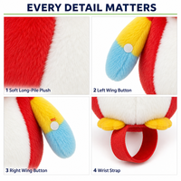 Jouet en peluche perroquet parlant, répète votre voix, enregistrement vocal, chante, parle, oiseau en peluche doux pour enfants, cadeau pour enfants