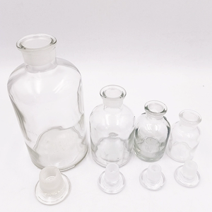 <span class=keywords><strong>50cl</strong></span> <span class=keywords><strong>0.5L</strong></span> Nâu Thuốc thử phương tiện truyền thông lưu trữ chai hẹp Miệng thủy tinh hổ phách Nắp nút chai niêm phong cho hóa học phòng thí nghiệm đặt hàng tối thiểu 100pcs - Product Image 4