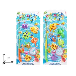 Ensemble de jouets de pêche magnétiques Pescacolora 60 cm avec poissons colorés et canne à pêche pour enfants de 3 ans et plus - Product Image 2