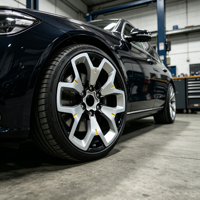 Llantas de Aleación de Aluminio Forjado Nuevas LEAD 5x100 6x139.7 Diseño Cóncavo Negro Brillante Garantía de 5 Años para BYD Tesla Model 3