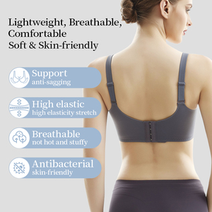 Reggiseno Senza Ferretto con Spalline Regolabili, Design con Lacci e Monete in Rame, 4 File 4 Colonne, Comodo Push-up - Product Image 3