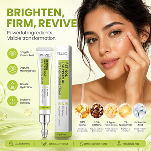 Crème raffermissante pour <span class=keywords><strong>les</strong></span> <span class=keywords><strong>yeux</strong></span> au rétinol et aux peptides, avec caféine et niacinamide, pour <span class=keywords><strong>les</strong></span> poches sous <span class=keywords><strong>les</strong></span> <span class=keywords><strong>yeux</strong></span>, <span class=keywords><strong>les</strong></span> cernes, <span class=keywords><strong>les</strong></span> ridules et le raffermissement des <span class=keywords><strong>yeux</strong></span> - Product Image 1