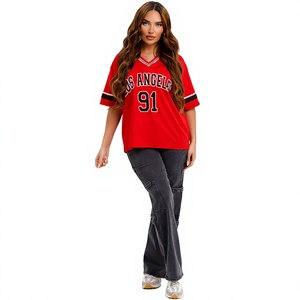 Elite Oversized Mesh Football Jersey Premium <b>Athletic</b> Streetwear Shirt Custom Colors Sizes XS-5XL Private Label Manufacturer - Product Image 4