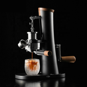 Ikape Wood Handle 58 mm Espresso Machine Commercial 18 Bars Manual Espresso Machines for Barista Tool Traveling - Product Image 1