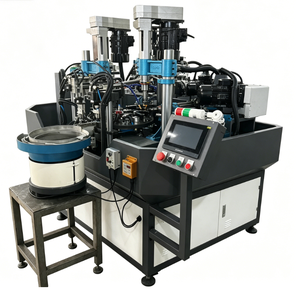 Machine de perçage et de taraudage rotative entièrement automatique, contrôlée, pour la fabrication d'éléments de fixation - Product Image 1