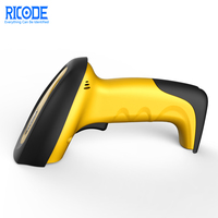 Lector de Códigos de Barras Láser 1D, Industrial Resistente, Alta Velocidad, USB, Bluetooth, Escáner de Códigos de Barras 1D 2D Inalámbrico para Punto de Venta, Minoristas