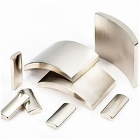 Segmento permanente materiali magnetici terre Rare mezzo cilindro forte magnete motore Halbach Array N52 Arc neodimio magnete