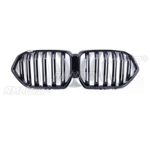 Calandre avant noire brillante pour BMW X6 G06 2020 2021 2022, calandre de course, style automobile - Product Image 2