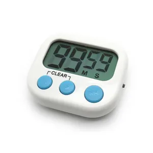 Alarma de temporizador de cuenta regresiva de cocina Digital Lcd magnética con soporte temporizador de cocina alarma de temporizador de cocina práctica