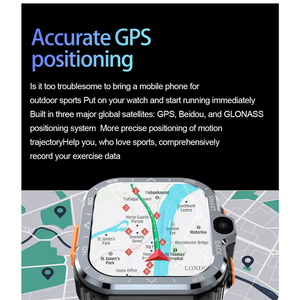 Reloj Inteligente con Tarjeta SIM 4G 2026, Pantalla de 2.03 Pulgadas, Cámara Dual, Videollamada, GPS, WiFi, Monitor de Frecuencia Cardíaca para Hombres con IOS y Android - Product Image 4