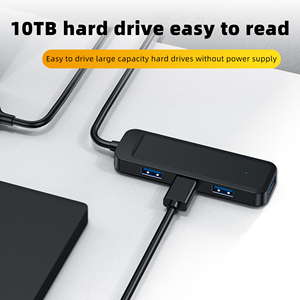 USB <strong>HUB</strong> Multi <strong>4</strong> <strong>Port</strong> <strong>4</strong> in 1 USB3.0 ABS Splitter Adapter for Laptop - Product Image 3