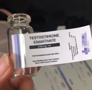 Adhesive hologram 10ml Vial Labels Stickers Glossy Customized Printing