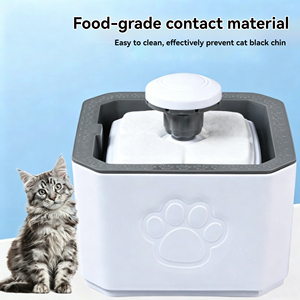 <span class=keywords><strong>Fontaine</strong></span> <span class=keywords><strong>à</strong></span> eau automatique pour animaux de compagnie ultra silencieuse professionnelle avec système de filtration en 4 étapes, distributeur d'eau pour chat alimenté par USB pour la maison - Product Image 2