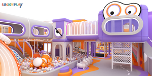 Parco Giochi Commerciale al Coperto in Plastica per Bambini, Casetta per Giochi di Ruolo con Mobili e Giocattoli Interattivi - Product Image 4