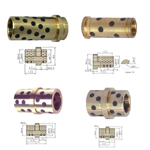 Boccola Guida Autolubrificante in Rame Grafitato Temprato, Perno Guida per Stampi a Iniezione Plastica e Stampi CNC - Product Image 1