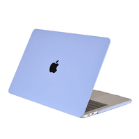 Casing Laptop Warna Solid Polos untuk MacBook Air 13.6 M2/M3/M4 Bahan PC Tahan Air & Tahan Guncangan
