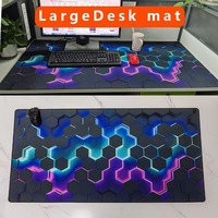 Hexagone Coloré 3D Cool Élégant PC Gaming Tapis De Souris Gamer Tapis Teclado Pad Tapis Ordinateur Portable Bureau Tapis 900X400