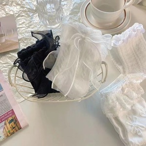 <strong>Manufacture</strong> Womens Crew <strong>Socks</strong> Lace Ruffle Frilly Cotton Cute Princess <strong>Custom</strong> Design <strong>Sock</strong> Women - Product Image 4