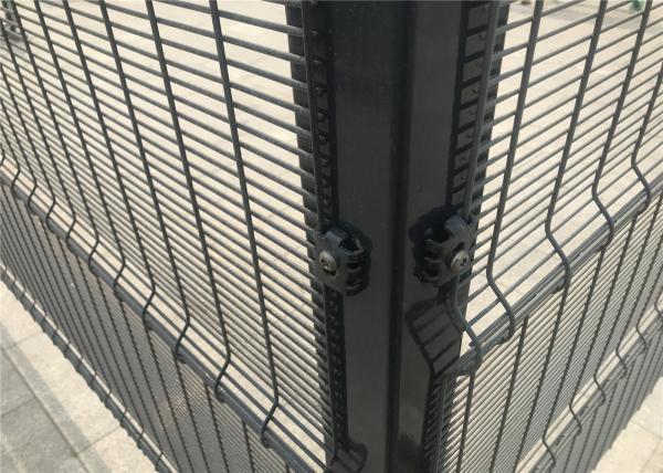 Galvanized Pvc Coated Anti Climb High Security Fence For Project