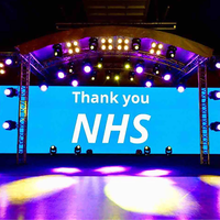 Pantalla LED P3.91 para Exteriores, Video Wall LED RGB para Publicidad, Pantalla LED de Alquiler para Exteriores