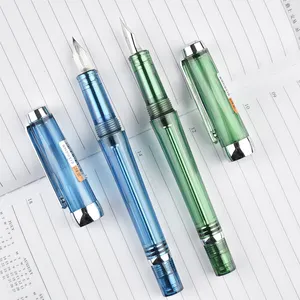 Jiangxi 펜 제조 하이 퀄리티 투명 만년필 선물 고급 플라스틱
