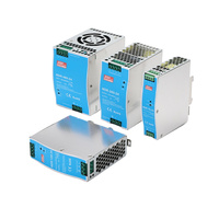 Mean Well NDR-120-12 Din Rail Industrial Power Supply 12V 10A Efisiensi 85.5% 120W 90-264VAC/127-370VDC Pendingin Udara Alami untuk