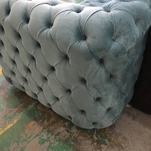 قوانغدونغ الأثاث الحديث بولي الصغيرة طقم أريكة اثنين مقاعد أريكة للأثاث المنزلي تشيسترفيلد صوفا - Product Image 4