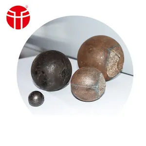 Bola Baja besi cor krom logam campuran 5 inci harga rendah bola baja besi untuk dijual mine semen bola mill bola de acero fundido