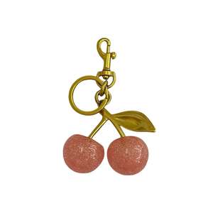 チェリーキーチェーンバッグキーデコレーションメタルキーリングカラビナ誕生日プロモーションギフトお土産カスタムロゴ - Product Image 4