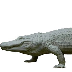 高品質のリアルなシミュレーションアニマトロニッククロコダイル等身大フォームアニマルモデルキッズ屋内遊園地ライド空港 - Product Image 6