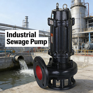 Pompe à eau submersible à économie d'énergie avec fil de cuivre pour les projets de traitement des eaux propres et des eaux usées - Product Image 1