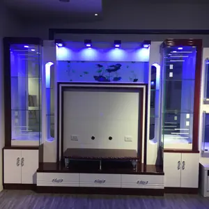Çin 2019 yeni tasarım büyük boy oturma odası TV standı mobilya modern