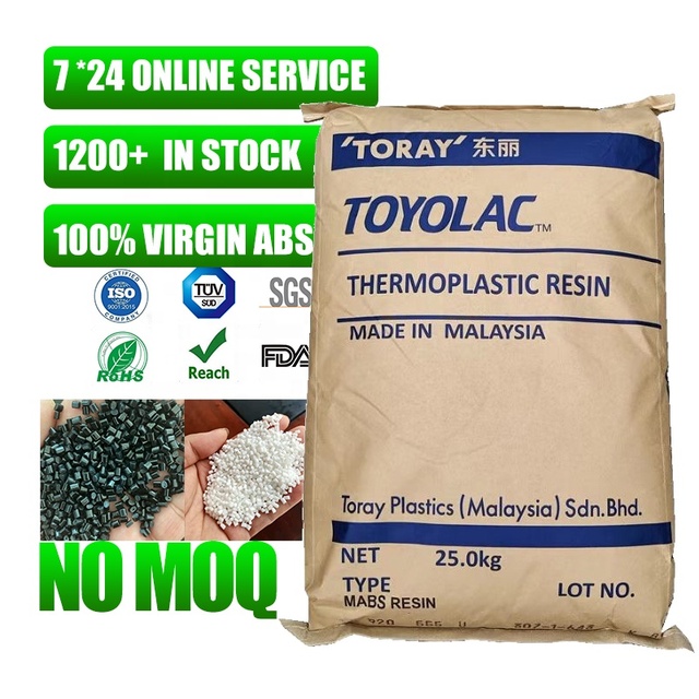 ABS Resin Virgin Granules Plastic Raw Material TOYOULAC High Impact Resistance General Grade Fibers Medical for Manufacturers
