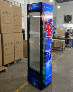 Enfriador Comercial con Puerta de Vidrio Alta y Delgada, 6 Pies Cúbicos, Luz LED, Estantes Ajustables, ETL, 15.4'' de Ancho - Product Image 2