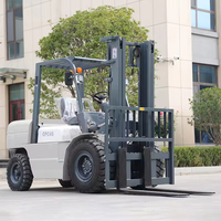 Chariot élévateur diesel Powston 1,5 tonne 2WD, mini chariot élévateur avec pompe Shimadzu japonaise et mât renforcé, directement de l'usine, certifié CE EPA
