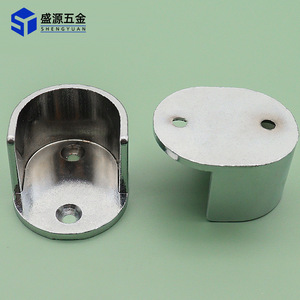 Shengyuan Alloy Flange Base 25mm Round Tube Fixed Wall Mount Clothes Rod Support - Product Image 2