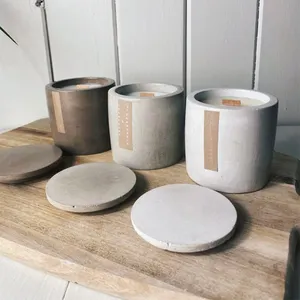Luxus Home Duft Private Label Keramik behälter Duft Soja Wachs Kerzen mit Deckel