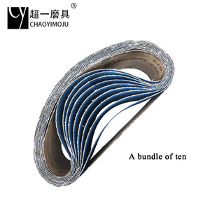 Azul papel de lija de grano 1500 de <span class=keywords><strong>diamante</strong></span> abrasivo cinturón ancho cinturón sander - Product Image 2