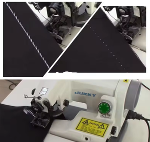 Jukky500 máquinas <span class=keywords><strong>de</strong></span> costura <span class=keywords><strong>de</strong></span> punto ciego <span class=keywords><strong>de</strong></span> mesa <span class=keywords><strong>Industrial</strong></span> <span class=keywords><strong>de</strong></span> alimentación <span class=keywords><strong>de</strong></span> aguja única doblada para <span class=keywords><strong>ropa</strong></span> <span class=keywords><strong>de</strong></span> cuero Coudre Mesin Jahit - Product Image 2