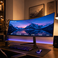 Fabrieksdirect 49 inch gebogen 240Hz 1ms IPS DQHD 165Hz computerscherm ultrawide desktop computerscherm voor gaming cafe