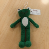 Jouets en peluche grenouille à longues pattes personnalisés pour enfants, animaux en peluche mignons, porte-clés en peluche personnalisé, pendentif de sac